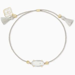 Kendra Scott | Everlyne Silver Cord Friendship Bracelet in Ivory Mother-of-Pearl